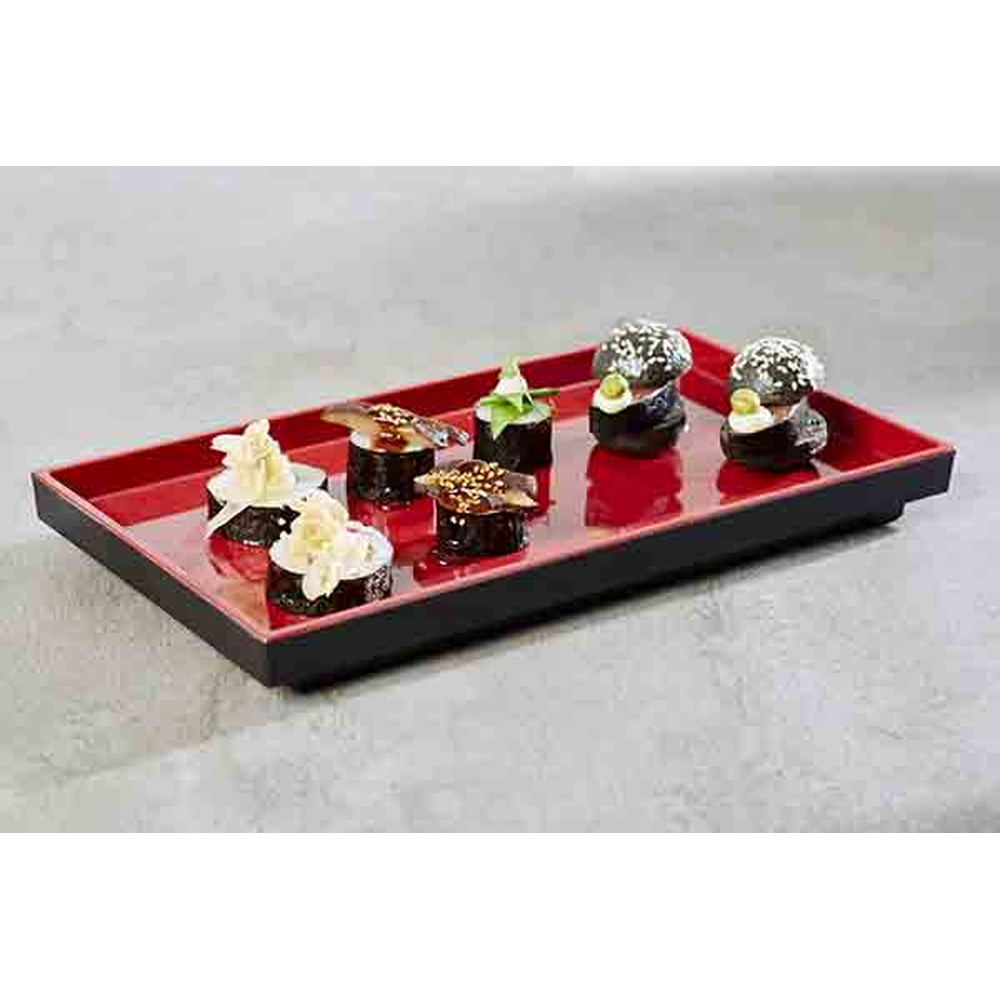 APS GN 1/3 Tablett -ASIA PLUS- 32,5 x 17,6 cm, H: 3 cm , Melamin