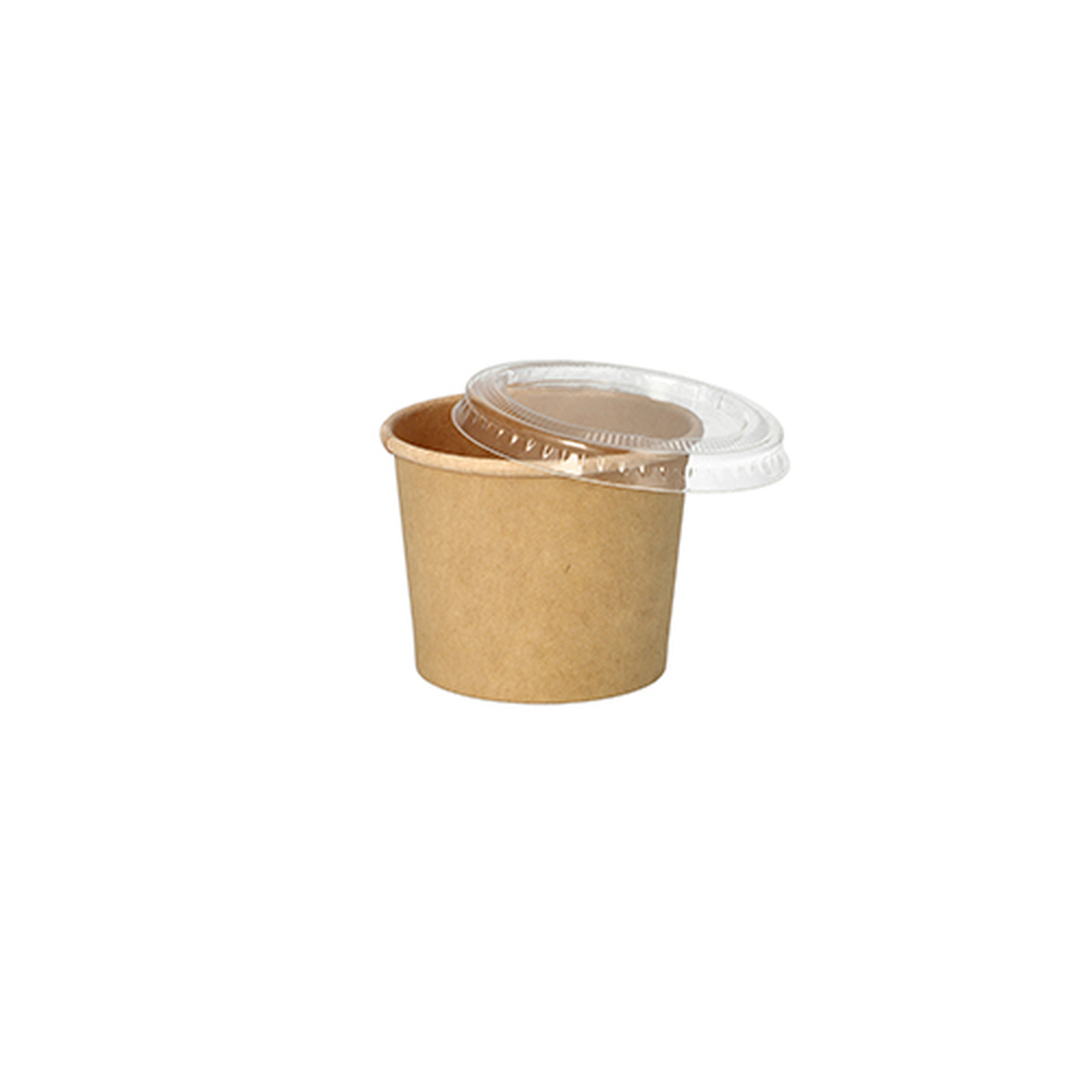 Papstar Portionsbecher, Pappe 60 ml Ø 6 cm · 4,9 cm braun
