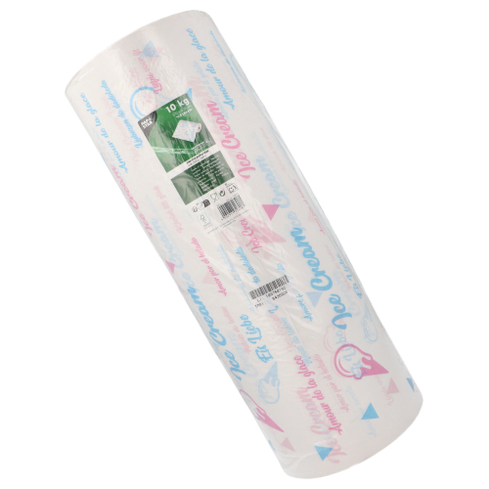 PAPSTAR kg Einschlagpapiere Kraftpapier 570 m x 50 cm weiss Ice Cream Secar