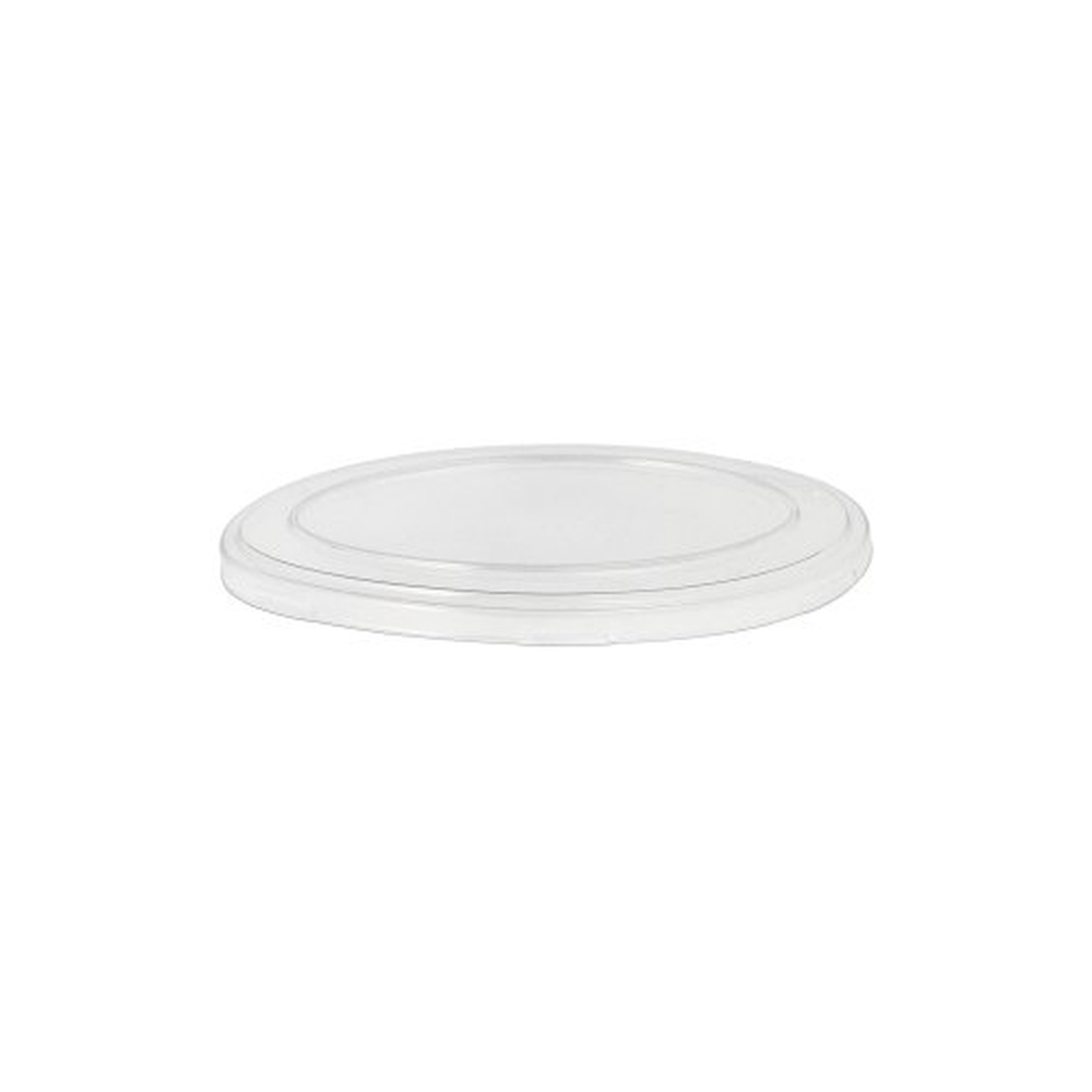 Papstar Deckel PET für Schalen oval 1 cm x 10,5 cm x 15,5 cm glasklar "Cella"