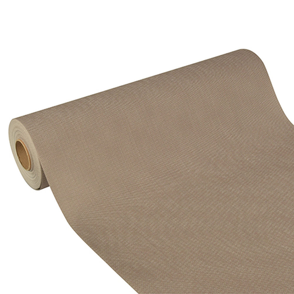 Papstar Tischläufer, stoffähnlich, Vlies "soft selection plus" 24 m x 40 cm grau
