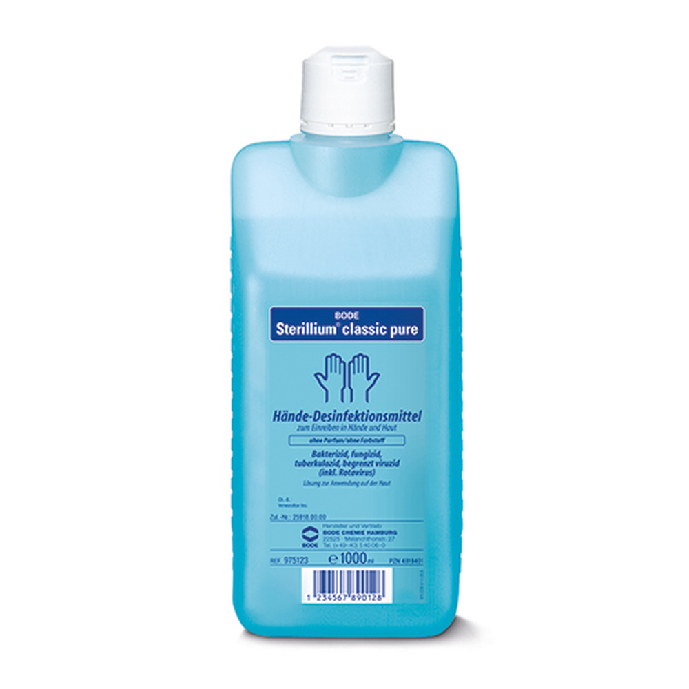 Papstar "Sterillium" Hände Desinfektion 1000 ml "classic pure" Flasche