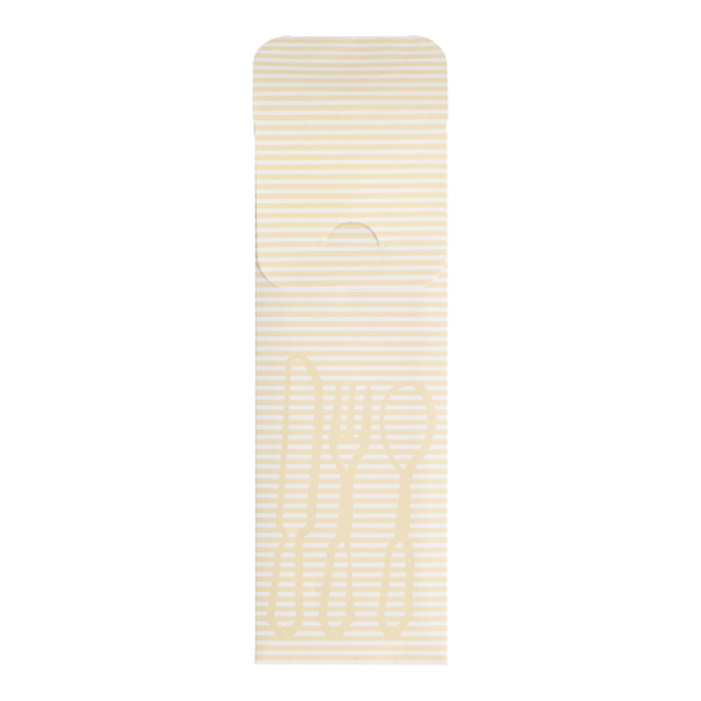 Papstar Bestecktaschen 23,5 cm x 7,3 cm creme inkl. farbiger Serviette