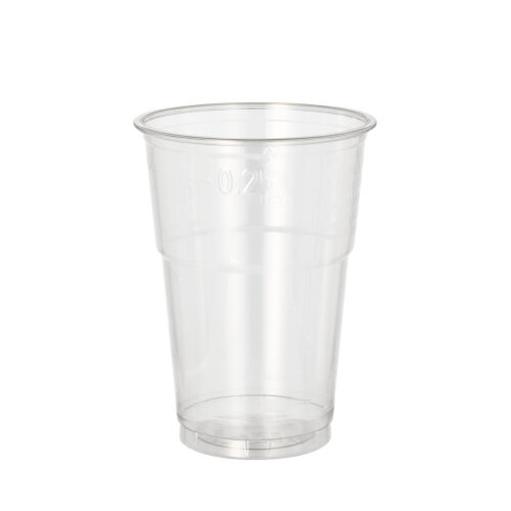 Papstar Trinkbecher R-PET 0,25 l Ø 7,8 cm · 10,7 cm glasklar