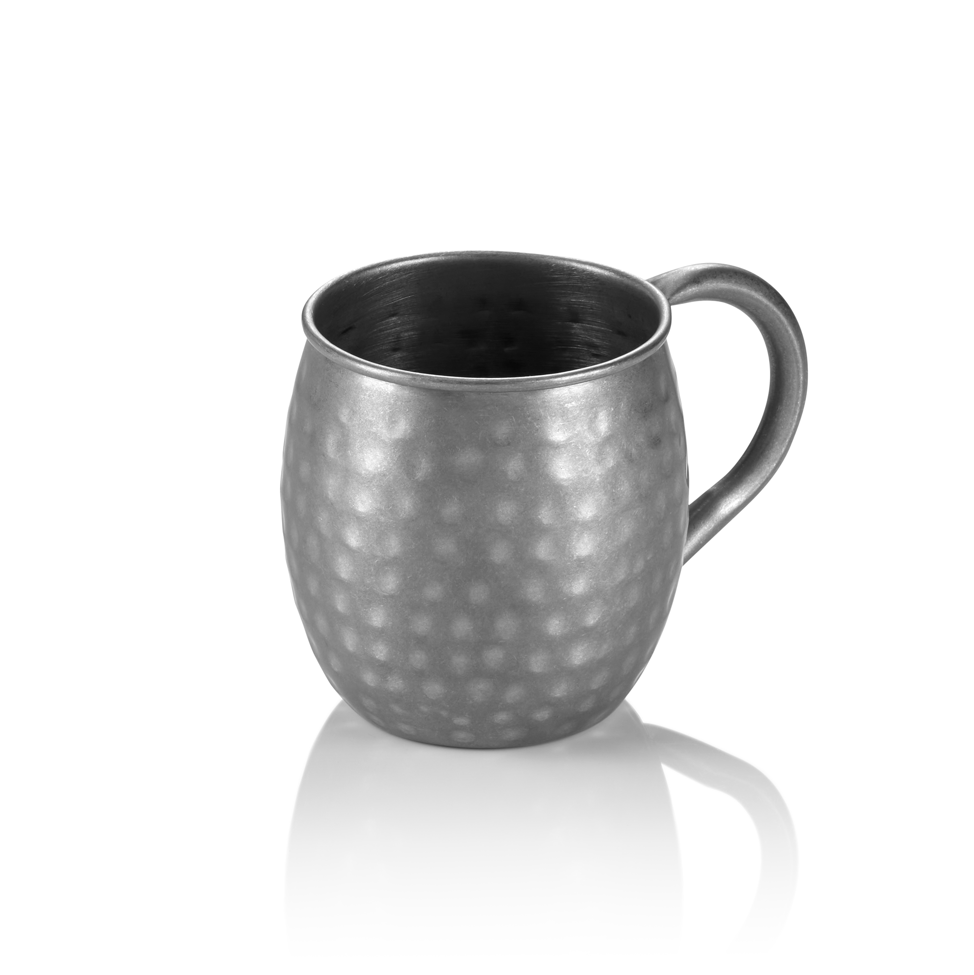 WAS Moscow Mule Set, 0,45 ltr., Ø 8,5 cm, Höhe 10 cm, vintage, gehämmert, Set á 