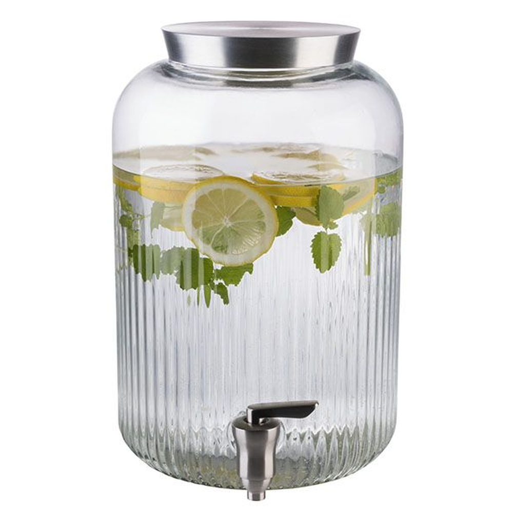 APS Getränkespender Ø 20cm, H 30,5cm, 7L Glas