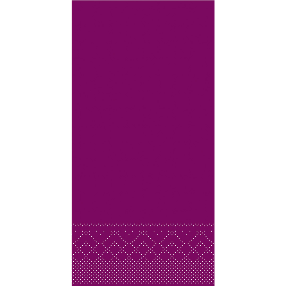 Mank Serviette Basic aubergine 40 x 40 cm 1/8 Falz