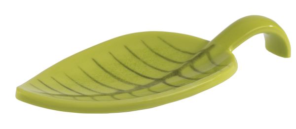 APS Fingerfood-Löffel -LEAF- 10 x 4,5 cm, H: 1,5 cm , Melamin, grün