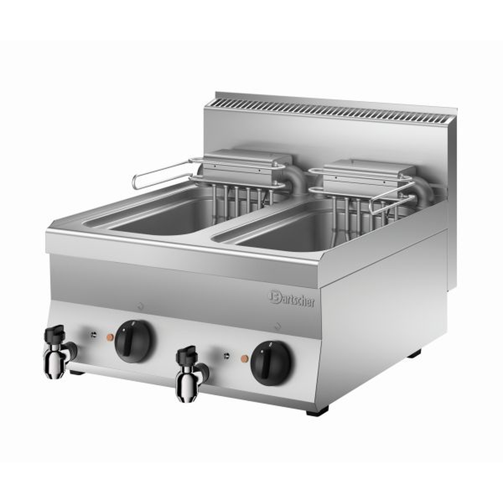 Bartscher Elektro-Fritteuse Inhalt 2 Becken à 10 Liter