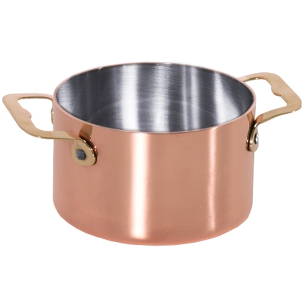 Contacto Cocotte 9 cm aus Kupfer/Edelstahl