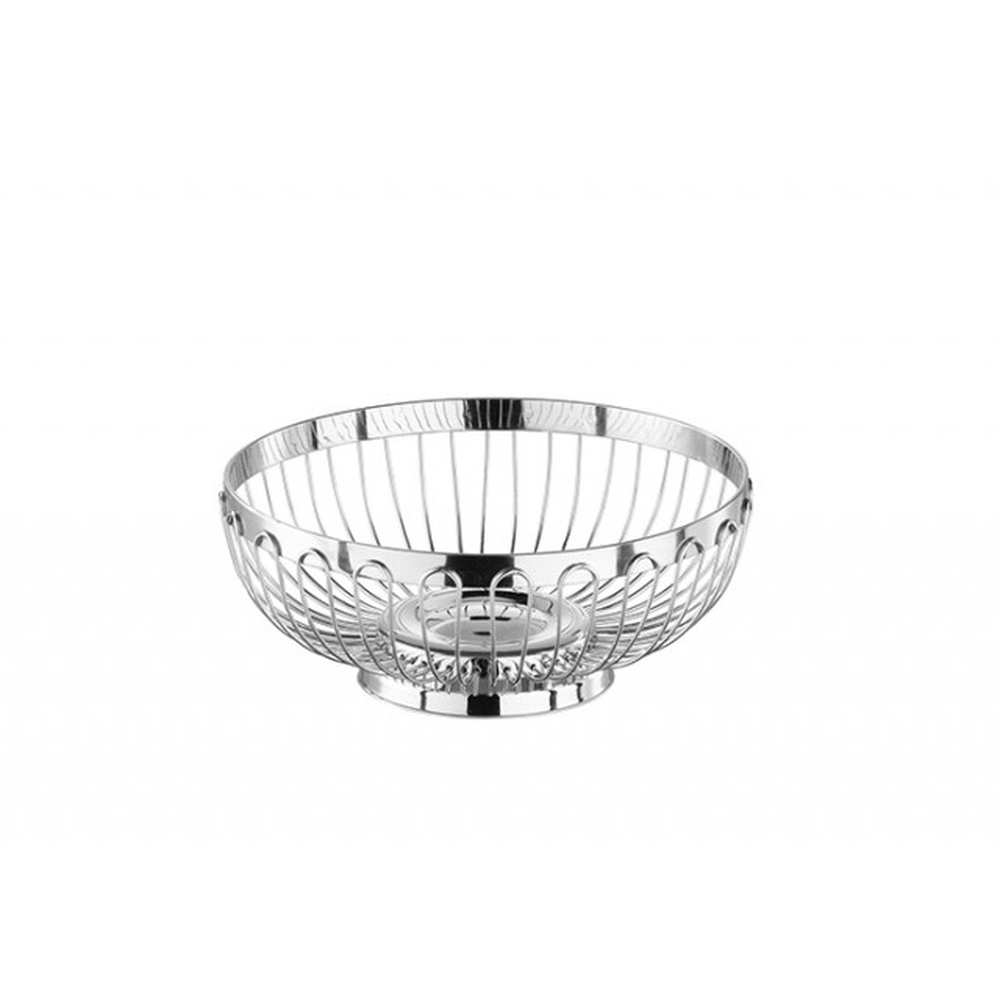 APS Brot- und Obstkorb, rund Ø 17,5 cm, H: 7 cm , 18/8 Edelstahl