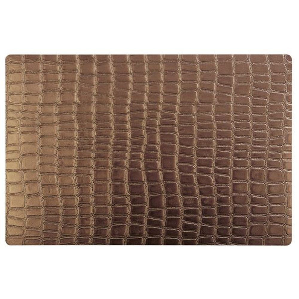 APS Tischset - kupfer -CROCO- 45 x 30 cm , Kunststoff (EVA)