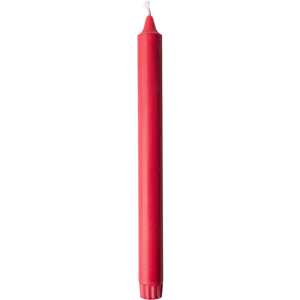 Duni Kronenkerzen 100% Stearin, 9h 250 x 22 mm rot