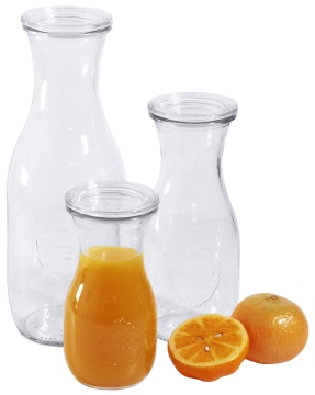 Contacto Saftflasche aus Glas 1/4 l Karton mit 6 Flaschen