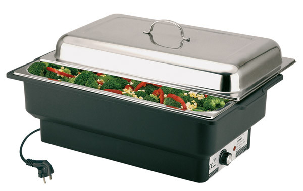 APS Elektro-Chafing Dish -ECO- 57 x 35 cm, H: 28 cm, 8,5Liter, Edelstahl / PP