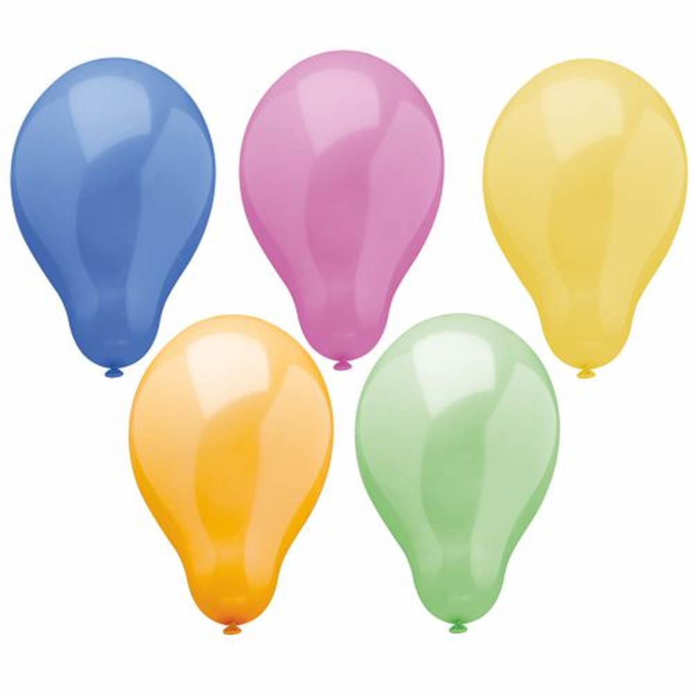 Papstar Luftballons Ø 25 cm farbig sortiert "Trend"