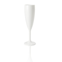 WAS Champagnerglas, 190 ml, Füllstrich 100 ml, weiß, Polycarbonat