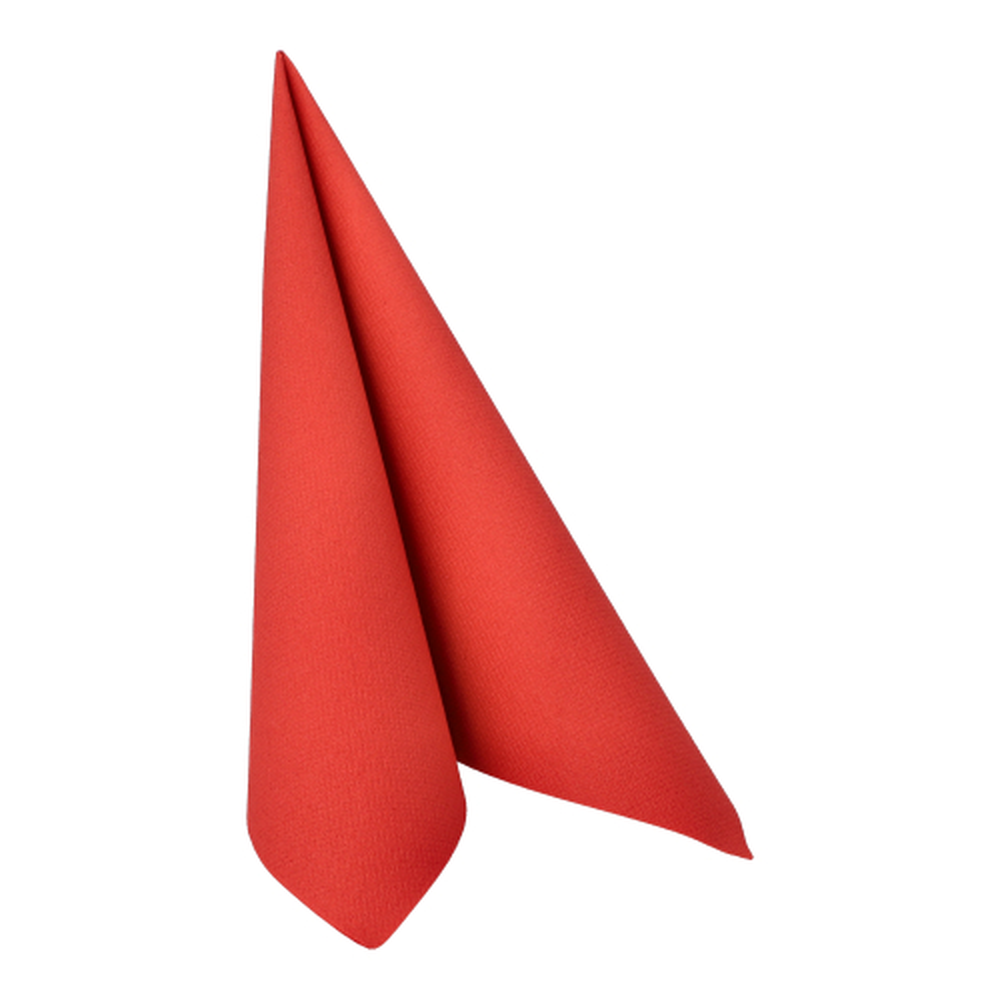Papstar Servietten "ROYAL Collection" 1/4-Falz 40 cm x 40 cm feuerrot