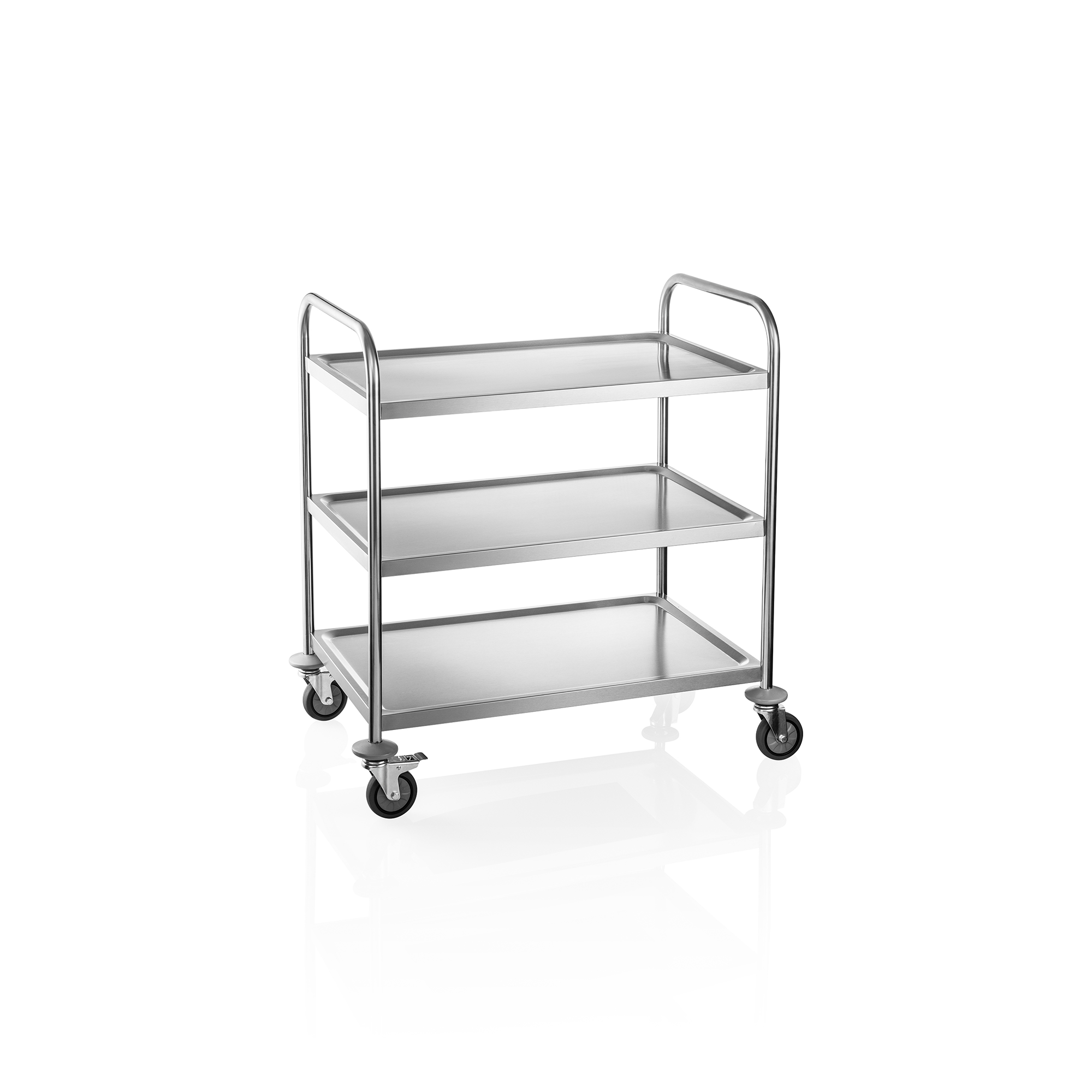 WAS Servierwagen CARGO mit 3 Borden, 85 x 53 x 95 cm, Edelstahl