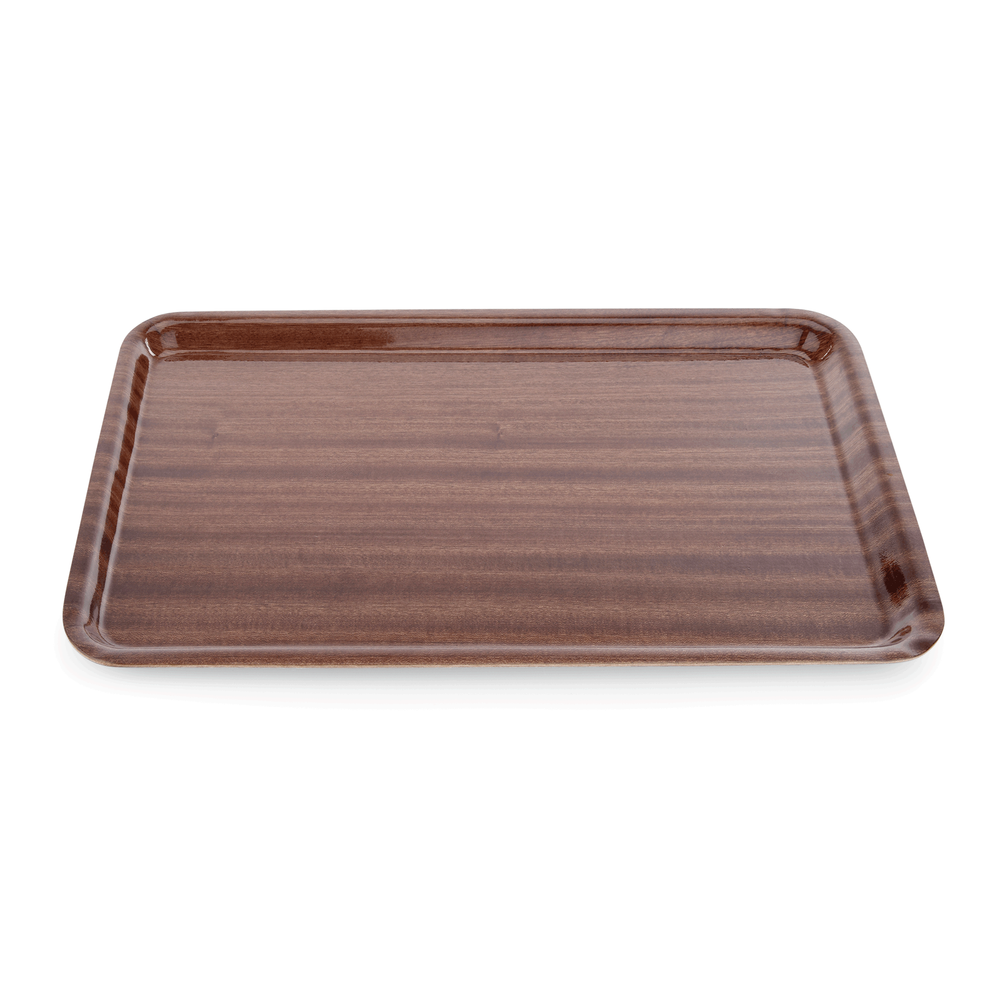 WAS Tablett GN 1/1 TRAY 90, 53 x 32,5 x 1,5 cm, non slip, MDF Holzoptik