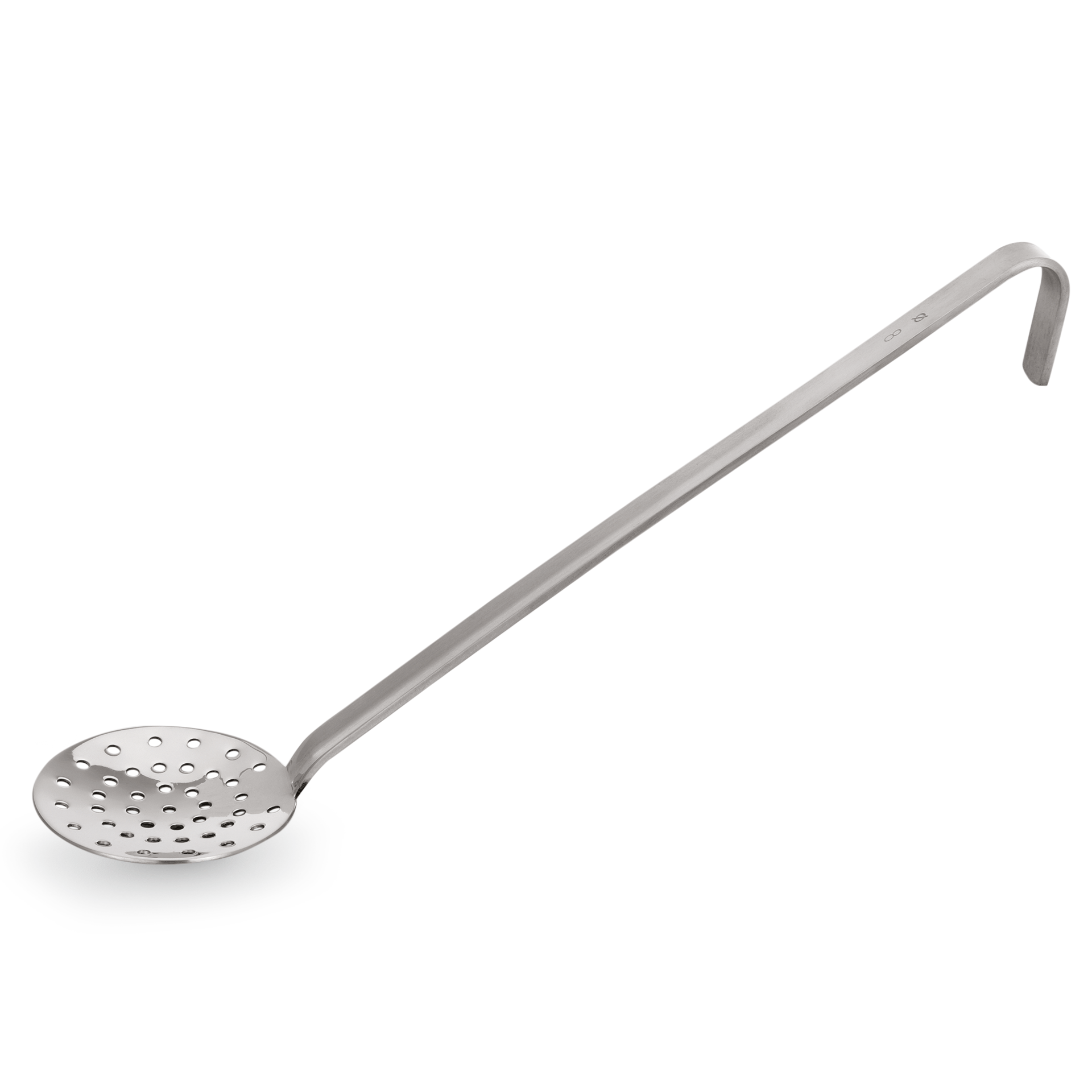 WAS Schaumlöffel KITCHEN TOOL 2085, Ø 12 cm, 35 cm, Perforation Ø 4 mm, Chromnic