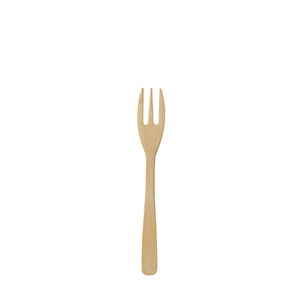 Papstar Fingerfood - Gabeln, Bambus "pure" 9,5 cm