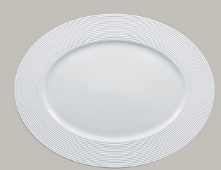 RAK Platte oval  Serie: Evolution L 34 cm / W 25 cm / Ht. 2.5 cm
