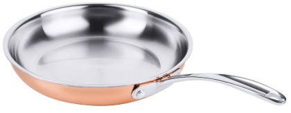 Contacto Flambierpfanne, 24 cm Kupfer aus Mehrschichtmaterial