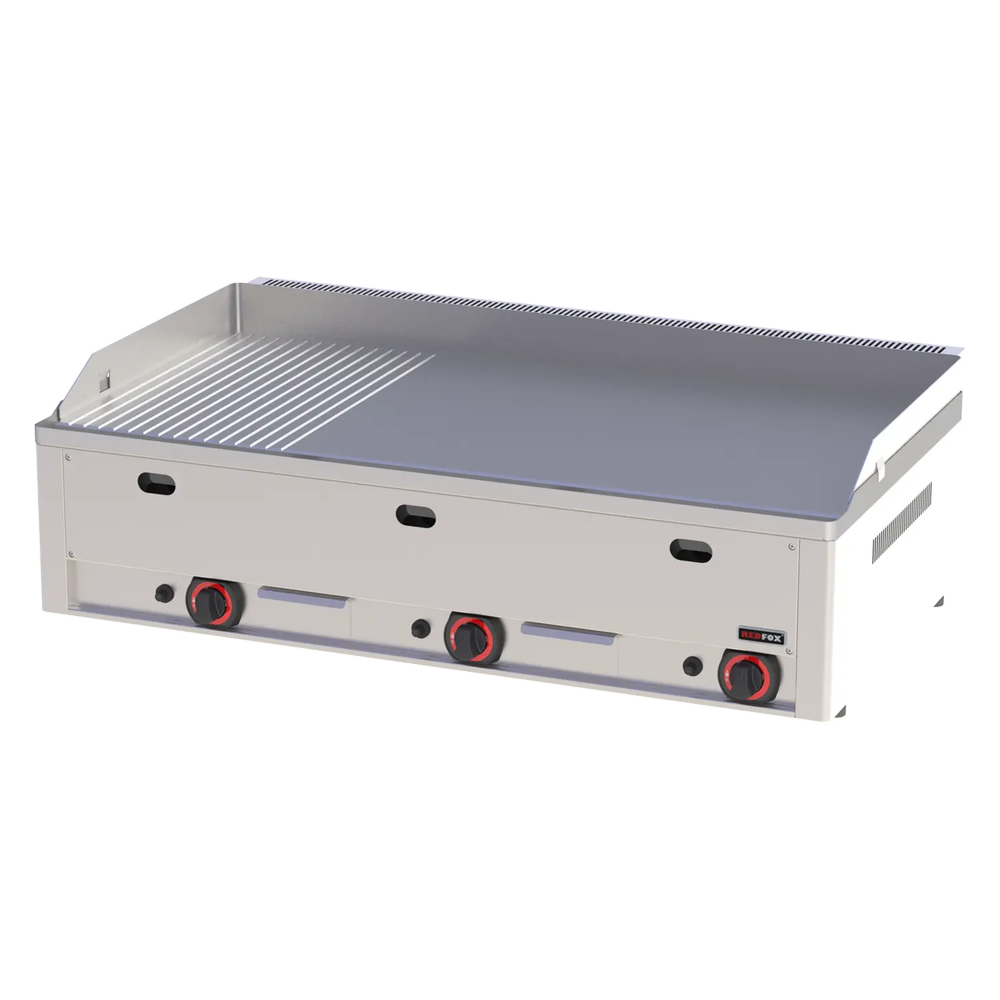 RM Gastro Grillplatte 97x48 Gas kombiniert Tisch / REDFOX - FTHR 90 G
