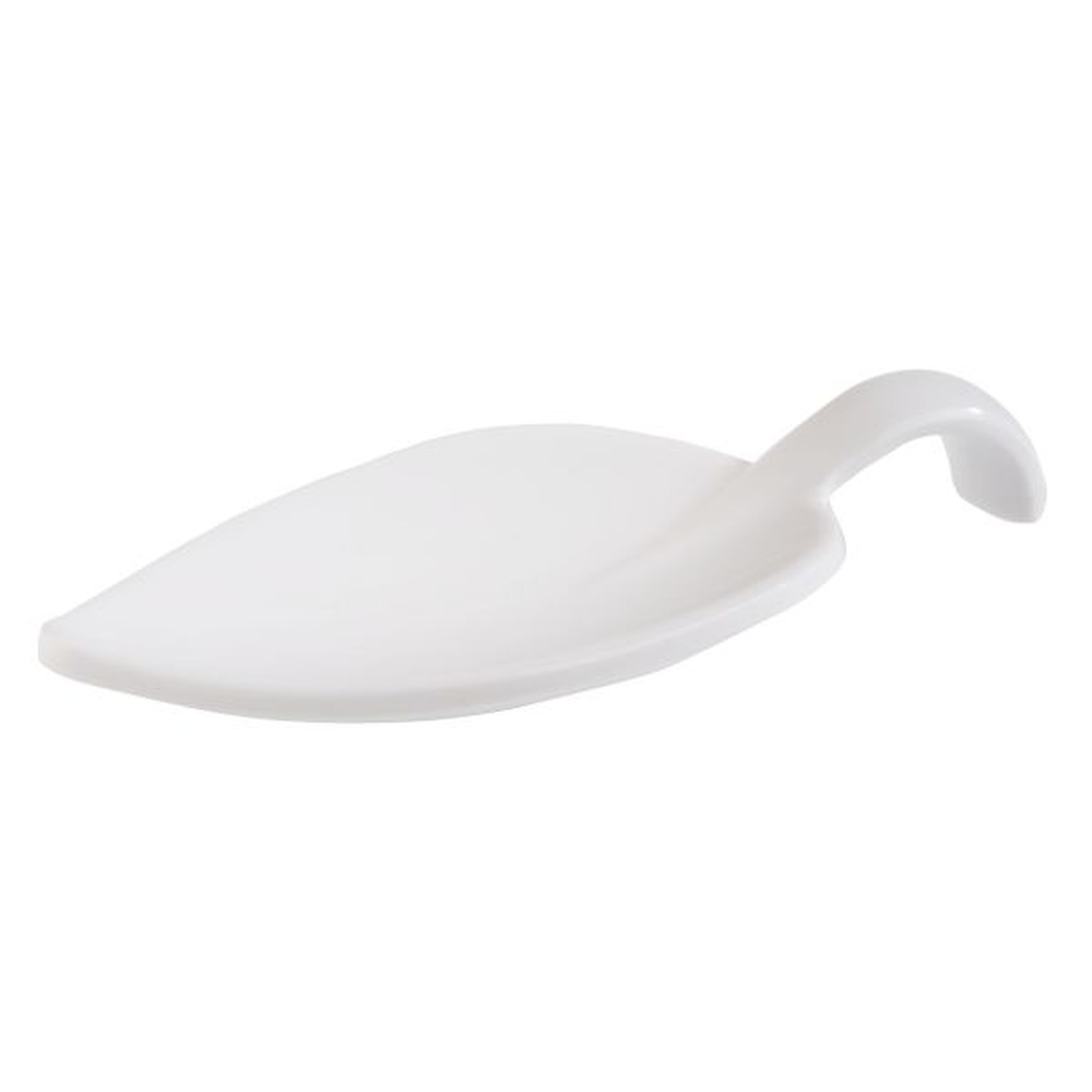 APS Fingerfood-Löffel -LEAF- 10 x 4,5 cm, H: 1,5 cm , Melamin, weiß