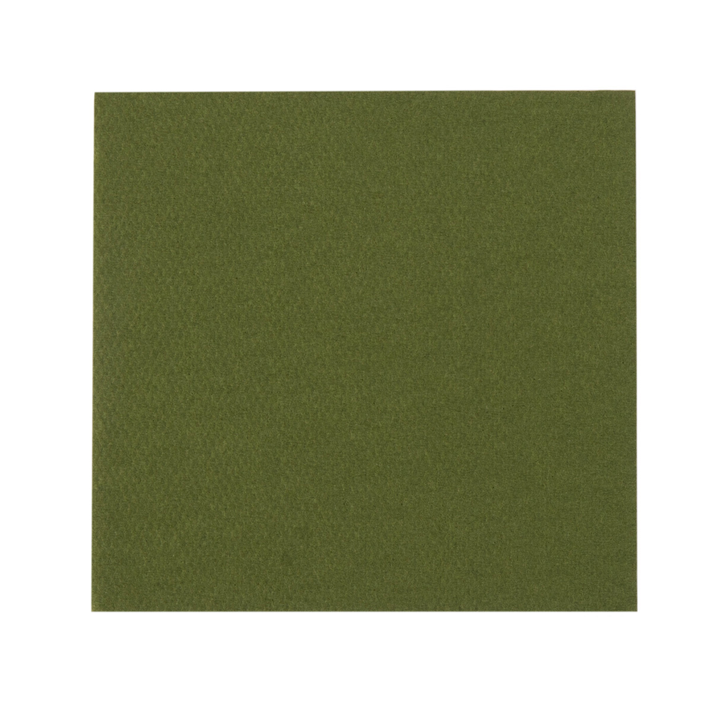 Mank Serviette Basic oliv 20 x 20 cm 1/4 Falz