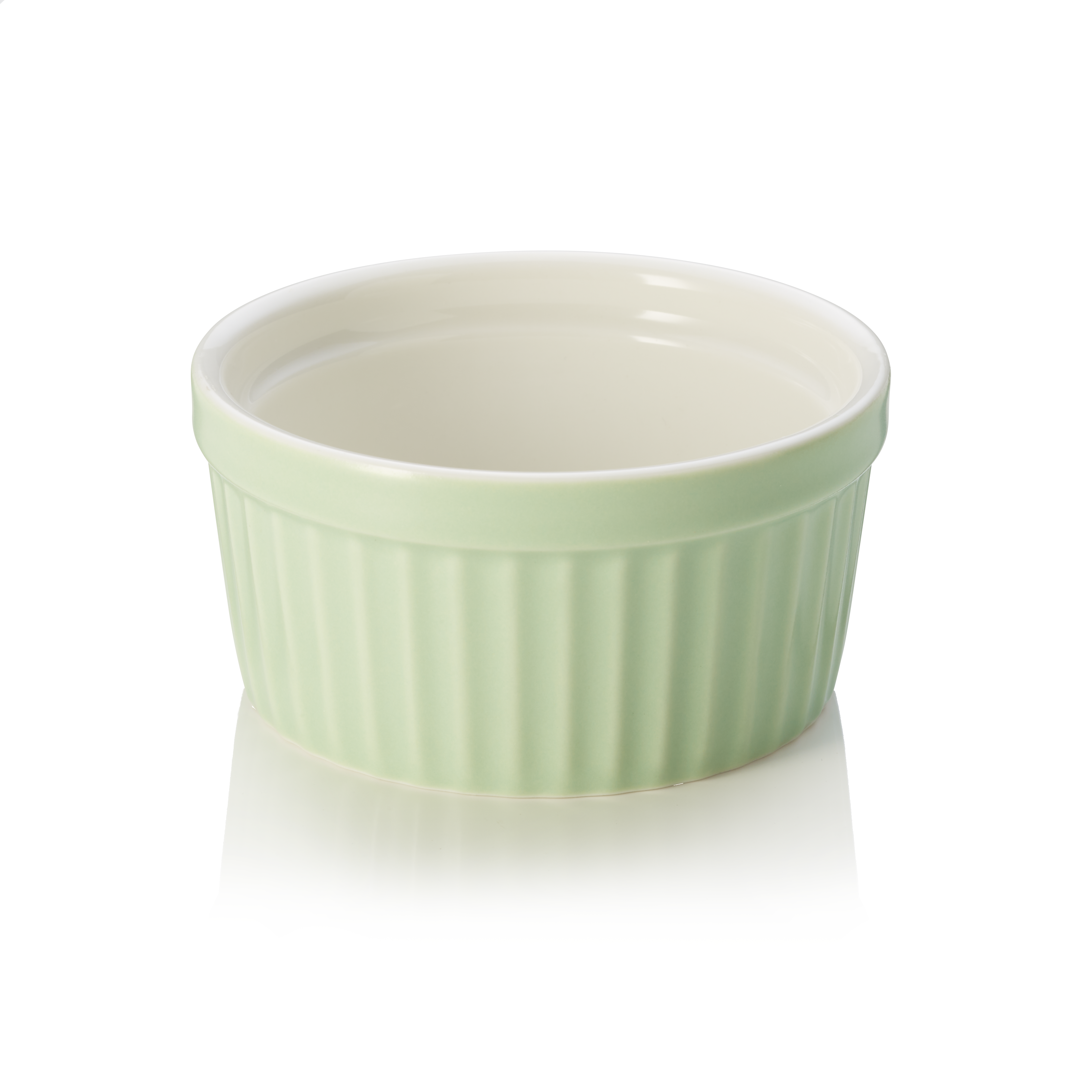 WAS Ragout Fin Set, Ø 9 cm, 130 ml, mint, Set á 6 Stück, Porzellan