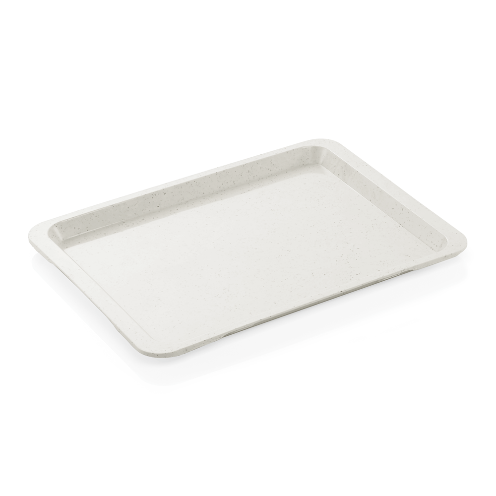 WAS Tablett GN 1/2, 32,5 x 26,5 cm, granitgrau, Polyesterfaserstoff