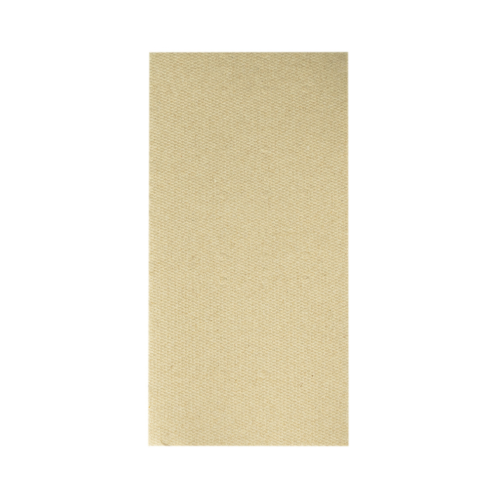 Mank Serviette Basic recycled braun 40 x 40 cm 1/8 Falz