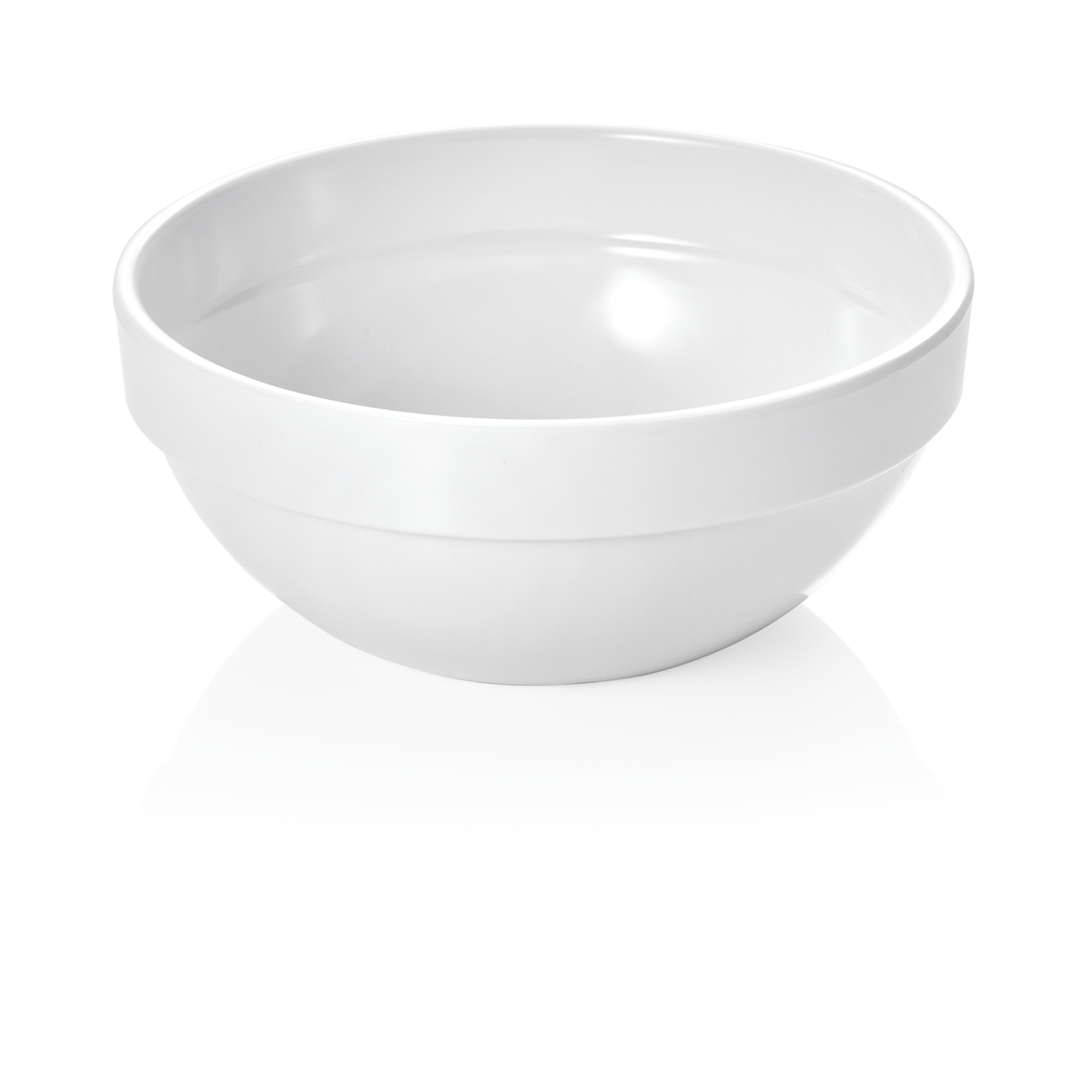 WAS Schale Set, 1 ltr., Ø 17 cm, weiß, Set á 6 Stück, Melamin
