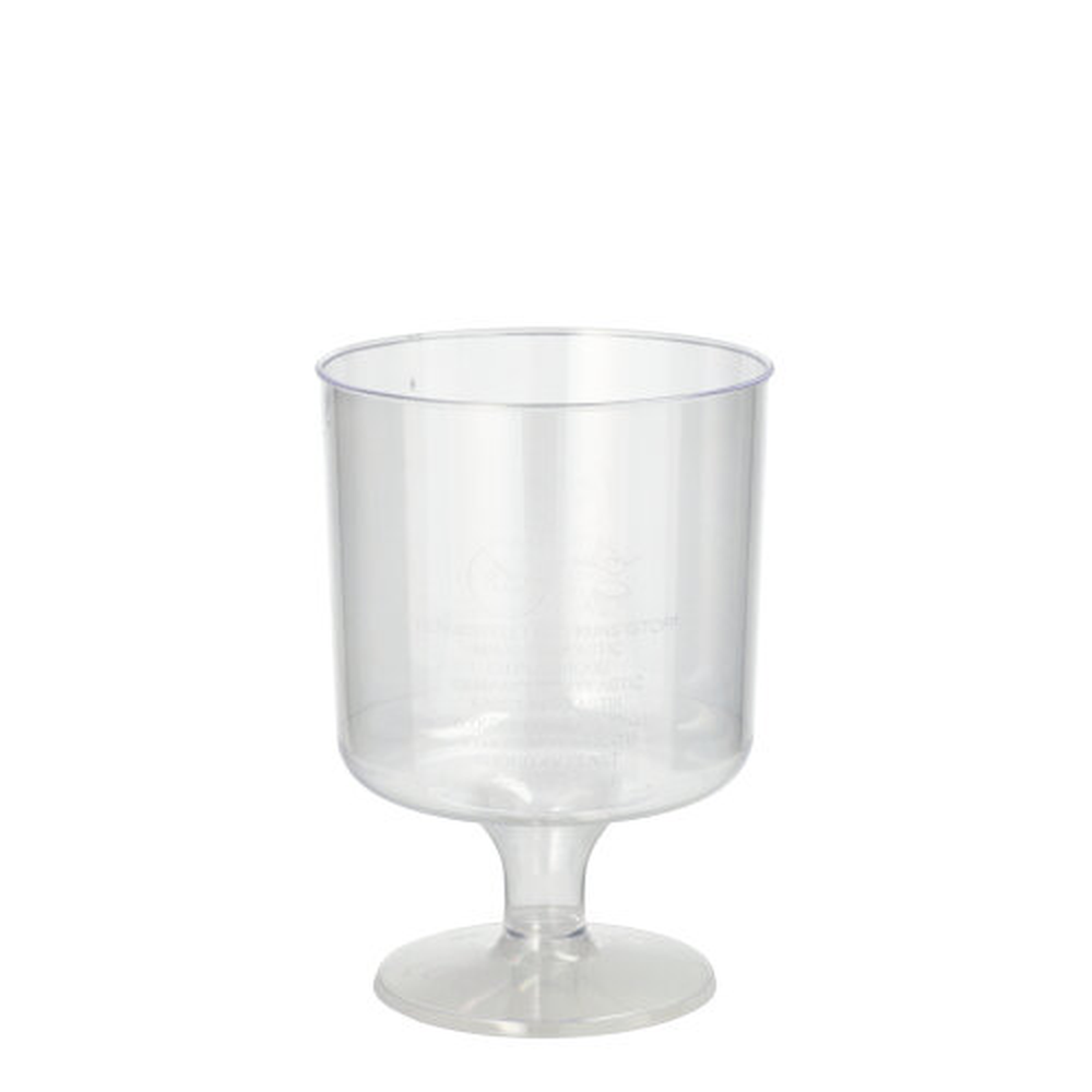Papstar Stiel-Gläser für Rotwein, PS 0,2 l Ø 7,2 cm · 10 cm glasklar einteilig