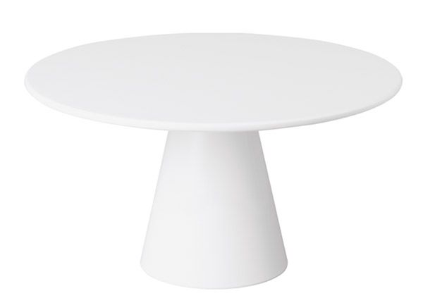 APS Servier- und Tortenplatte Ø 31 cm, H: 16 cm , Melamin, weiß