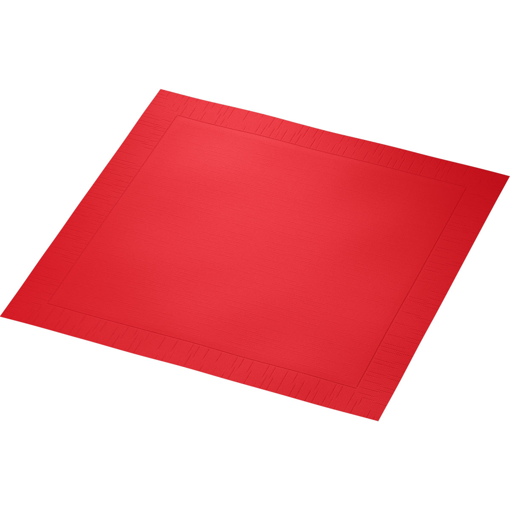 Duni Klassikservietten 40 x 40 cm 4-lagig, geprägt 1/4 Falz rot
