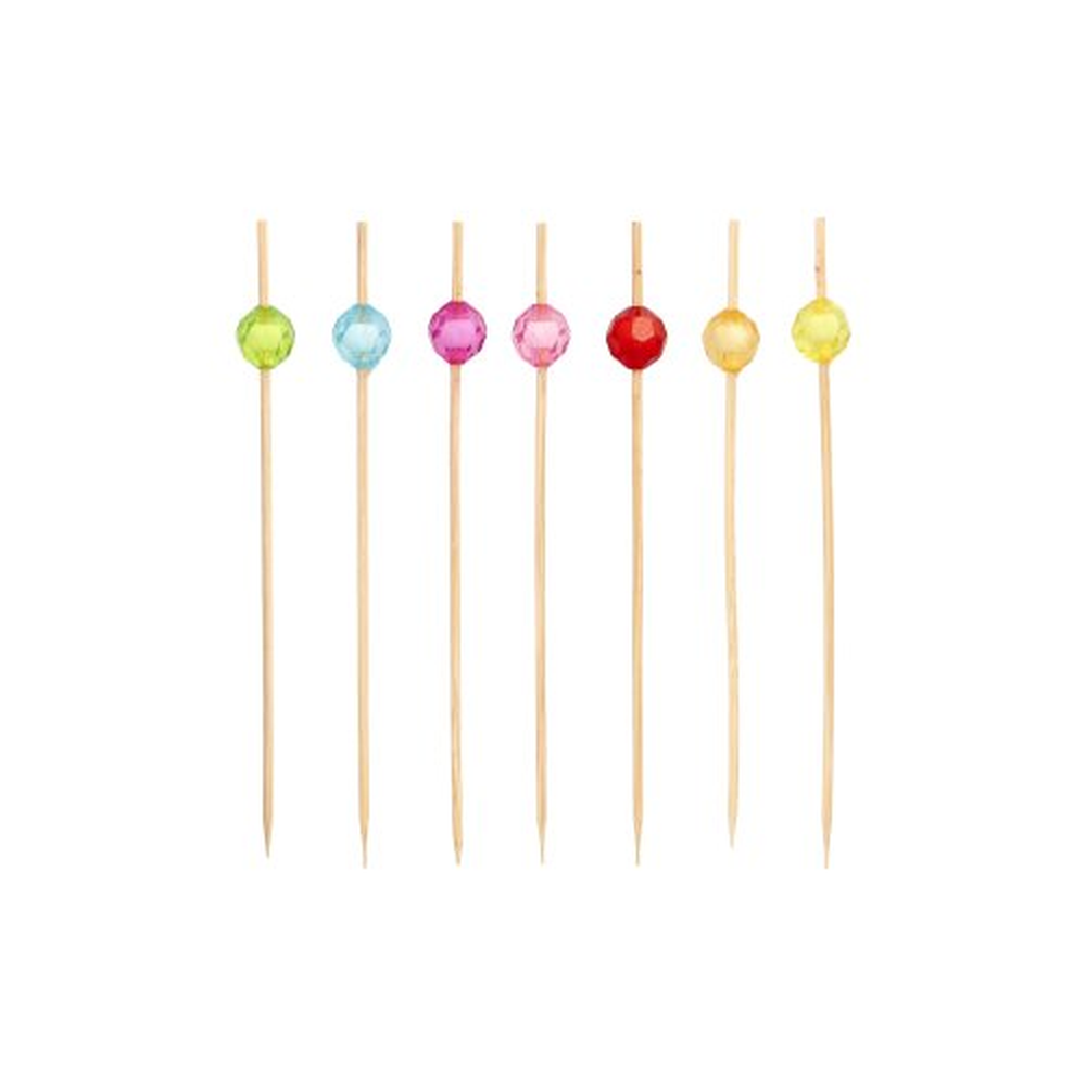 Papstar Fingerfood - Picker 12 cm farbig sortiert "Pearl"