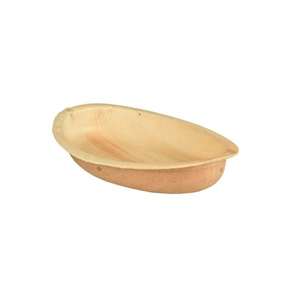 Papstar Teller, Palmblatt "pure" oval 18 cm x 11,5 cm x 3 cm