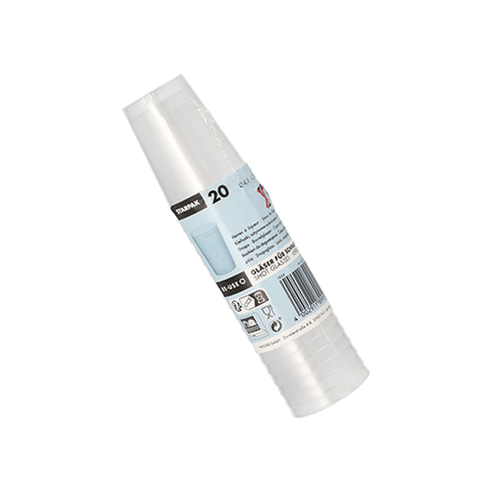 PAPSTAR Mehrweg-Gläser für Schnaps PP 4 cl Ø 4,3 cm · 5,2 cm satiniert, unzer