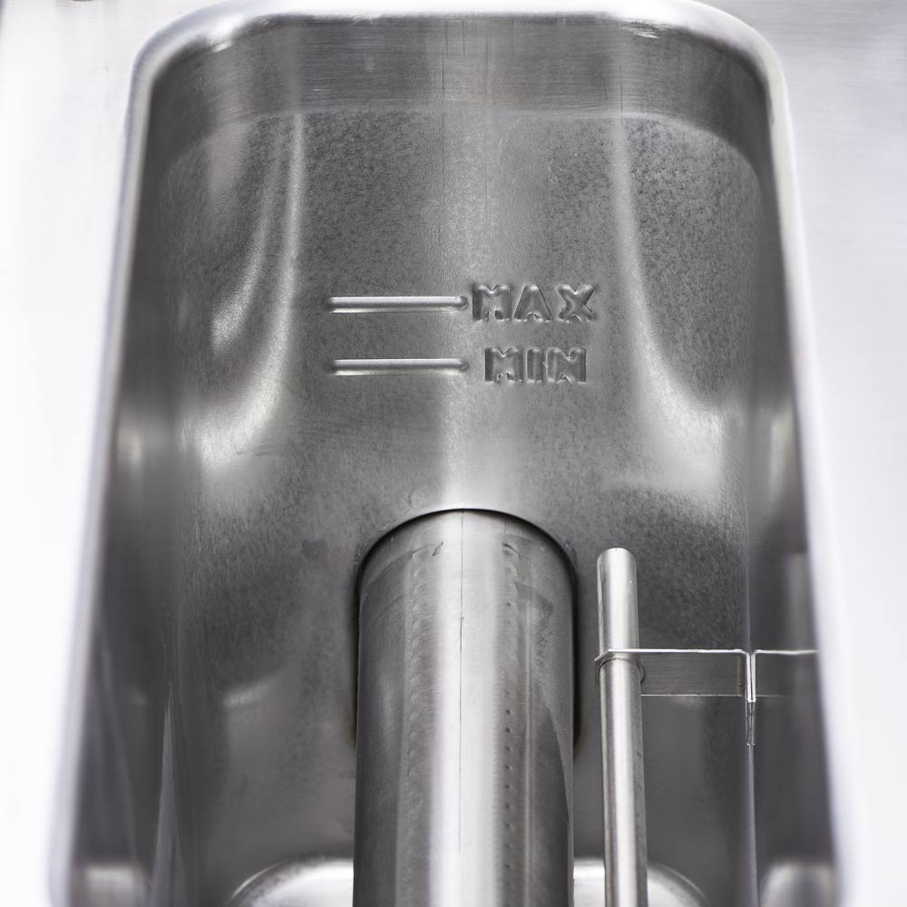 Stalgast Gas Fritteuse, 2x 7 Liter Doppelbecken, Serie 700 ND