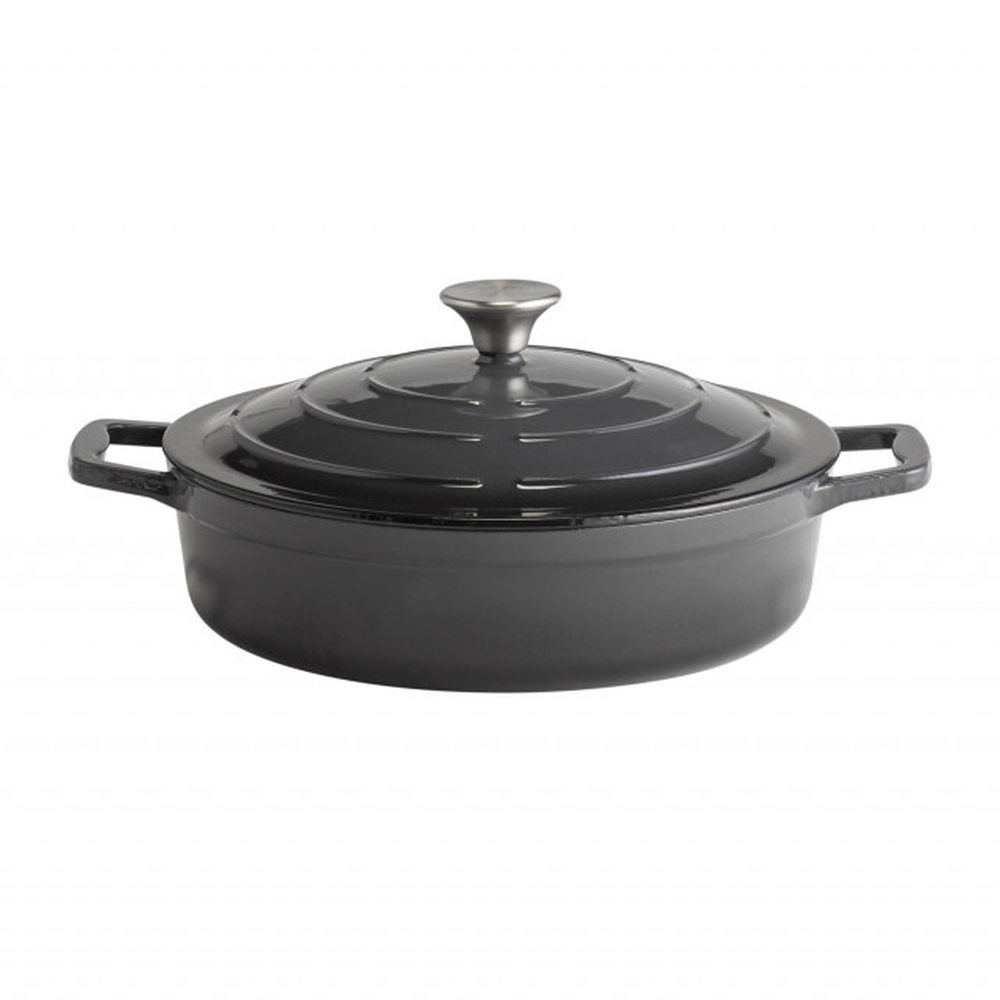 APS Bräter mit Deckel -5 STARS- Ø 28 cm, H: 7 cm, 3 Liter