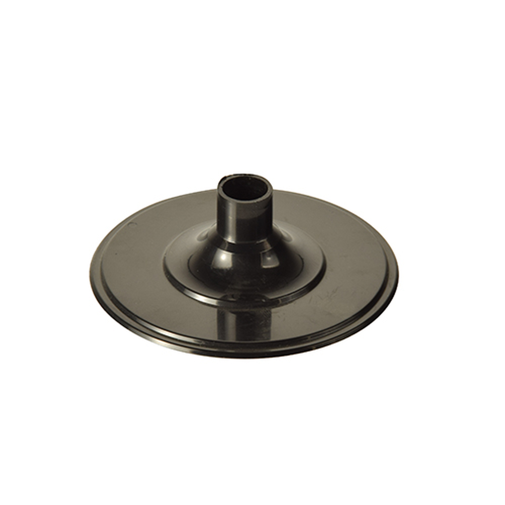 Papstar Unterteile für Stiel-Gläser, PS rund Ø 6,55 cm · 2,05 cm schwarz