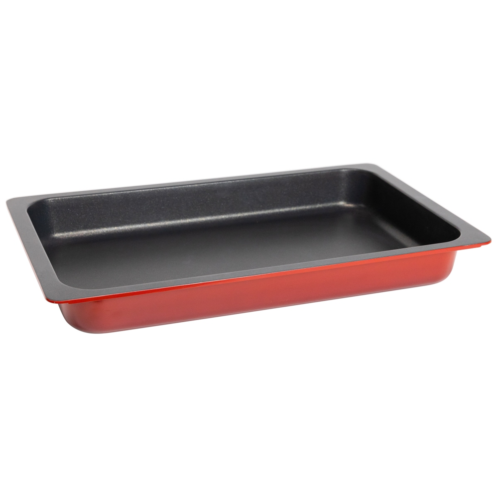 Contacto AluChef® Bräter GN 1/1 rot / 1/1 Länge: 53 cm, Breite: 32,5 cm, Höhe au