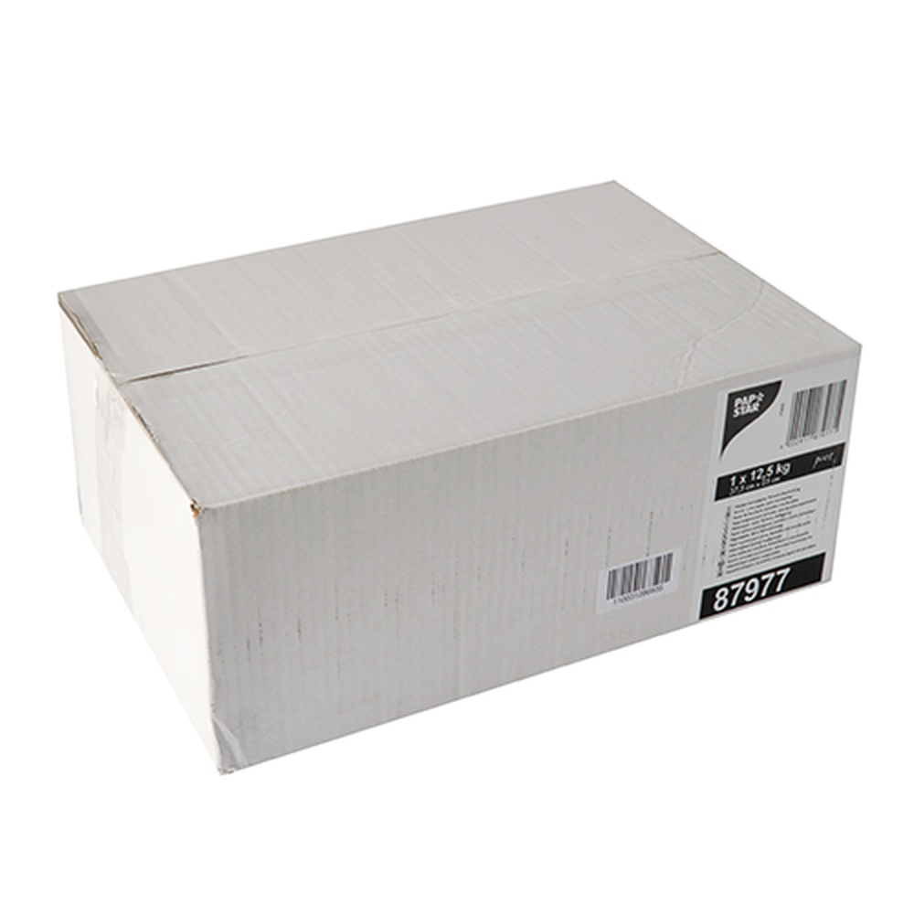 PAPSTAR 1/8 Bogen pure eckig 37,5 cm x 25 cm weiss mit Pal