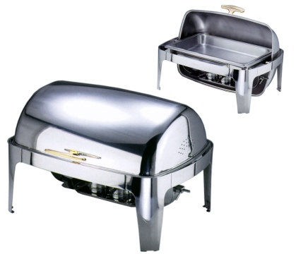 Contacto Roll-Top Chafing Dish mit elektr Heizplatte 7099/002