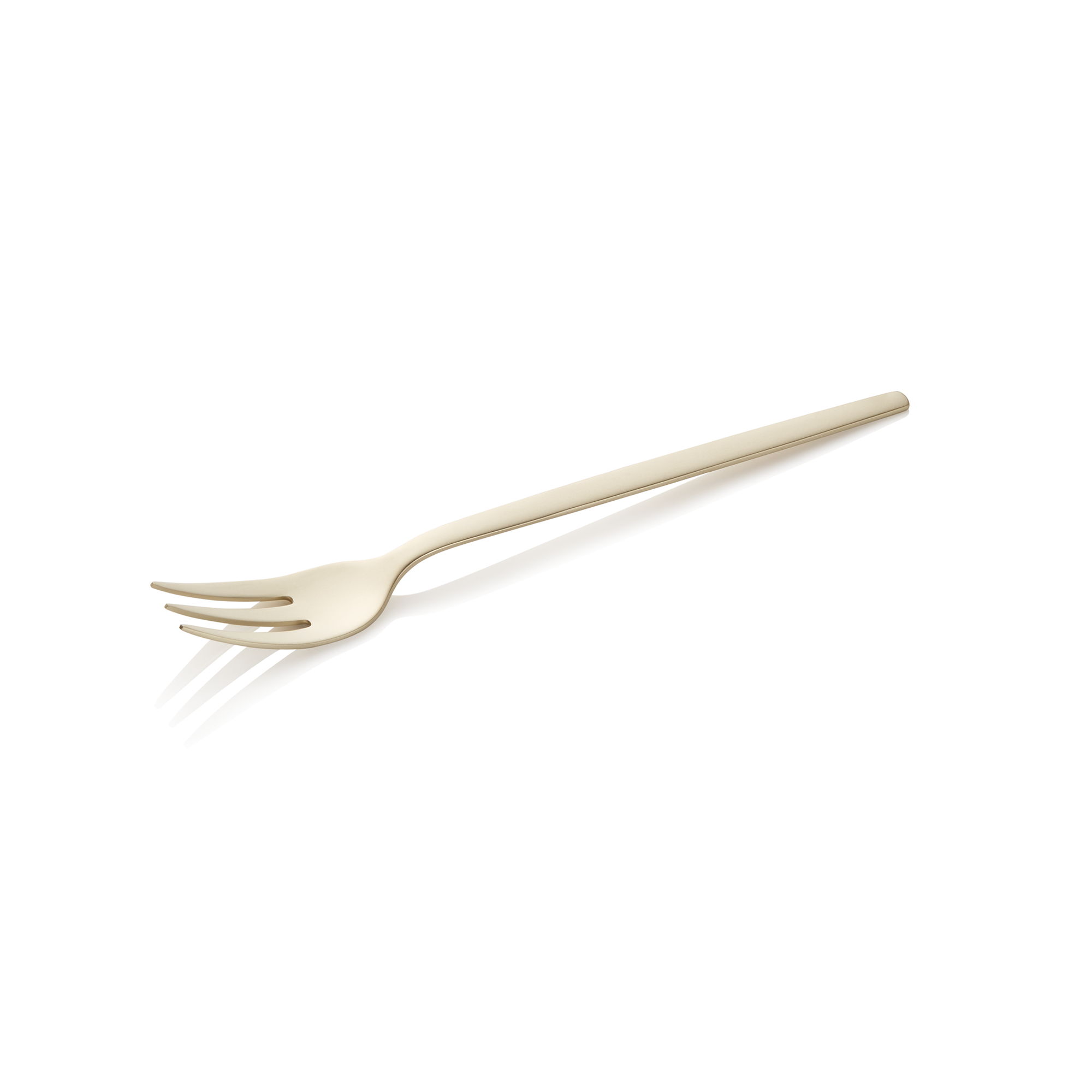 WAS Dessertgabel ALEX CHAMPAGNE, mit champagner, matter PVD Beschichtung, 16 cm,