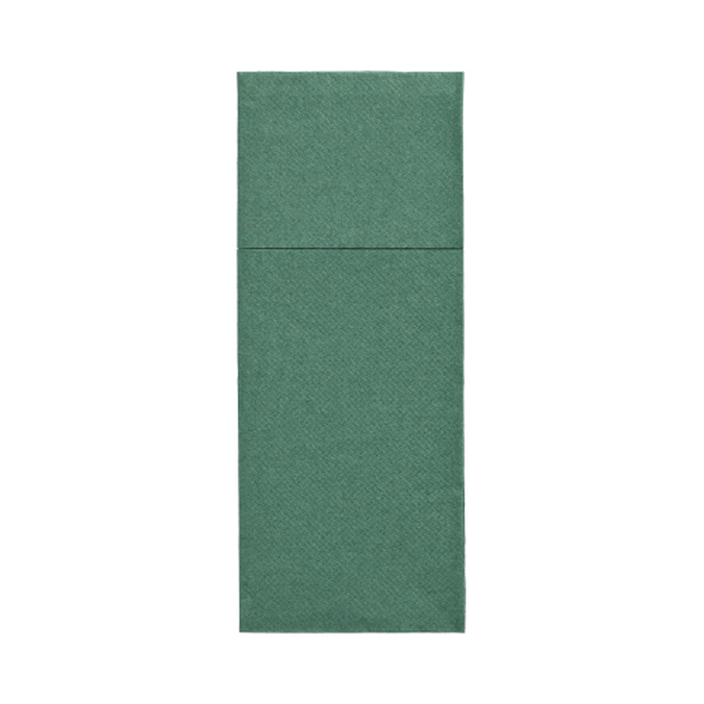 Papstar Servietten "ROYAL Collection" 40 cm x 30 cm dunkelgrün mit Besteckfalz