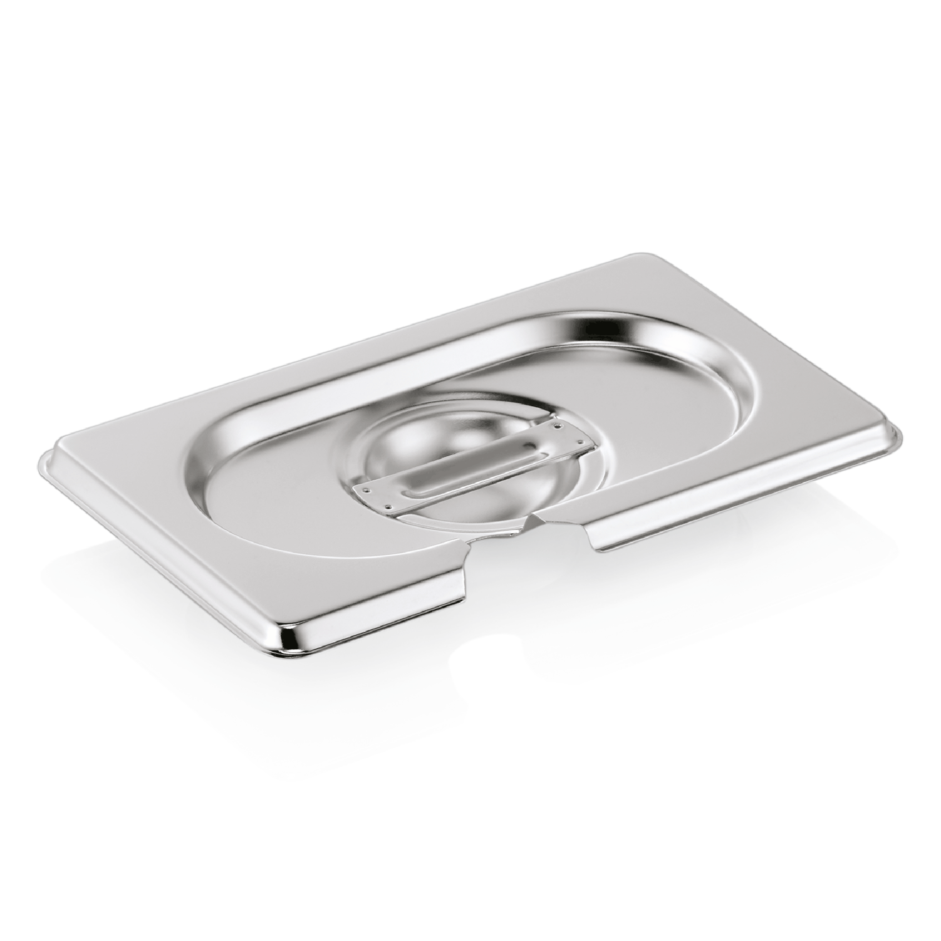 WAS GN Deckel GN CORE 1/9, mit Löffelaussparung, Chromnickelstahl